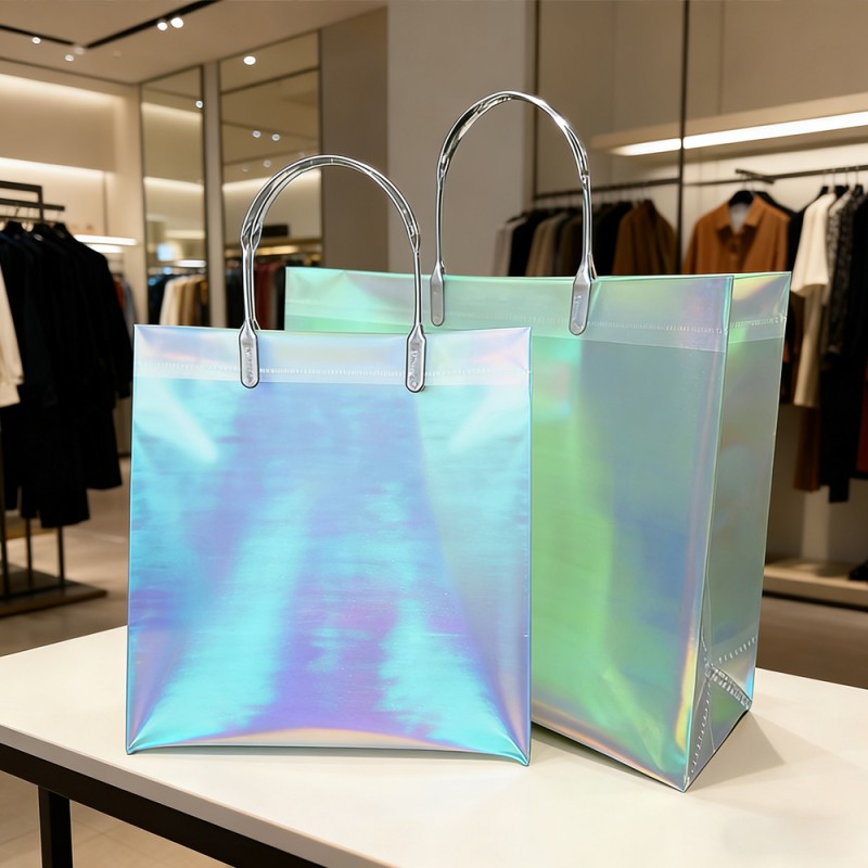 Sac fourre-tout cadeau laminé PET et PE