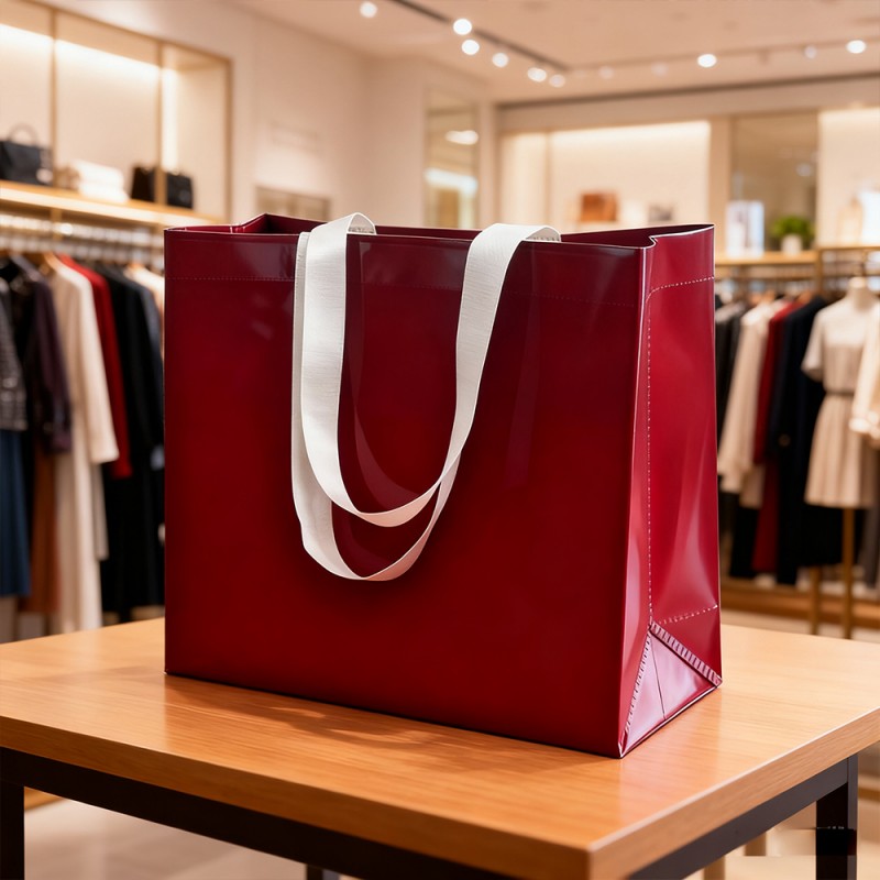 Sacs à emporter en papier kraft laminé PP