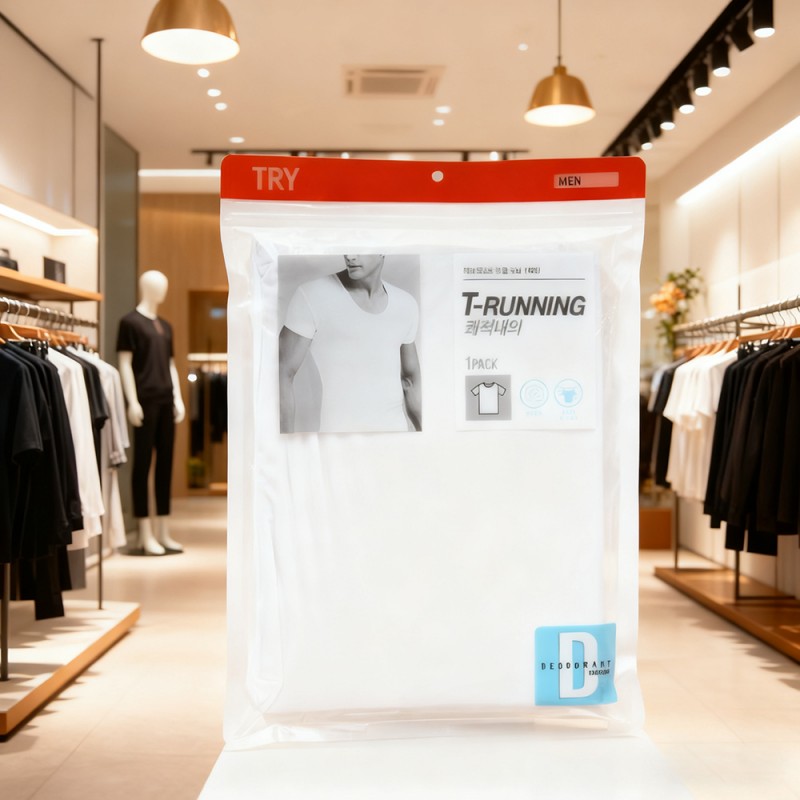 Sac de poche d'emballage de sous-vêtements