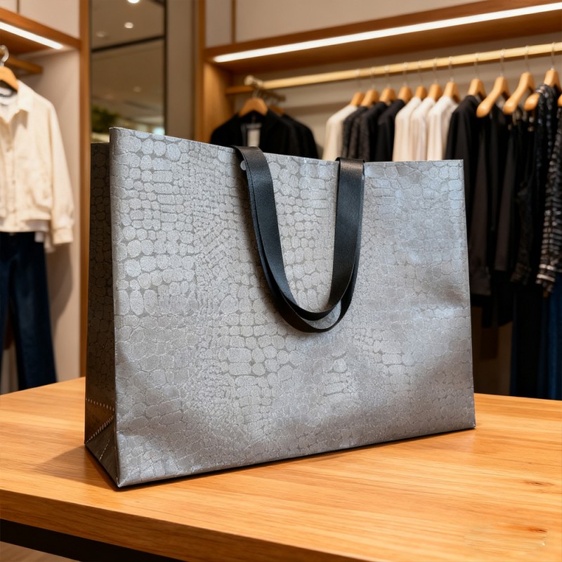 Sac fourre-tout cadeau laminé avec film VCM